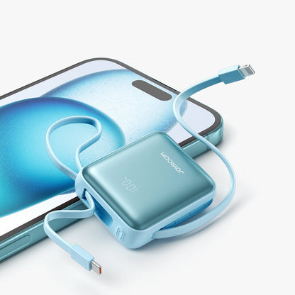 Εξωτερική Μπαταρία Joyroom JR-PBF27, 10000mAh, 22.5W, PD, 1 x Lightning - 2 x USB-C, Μπλε