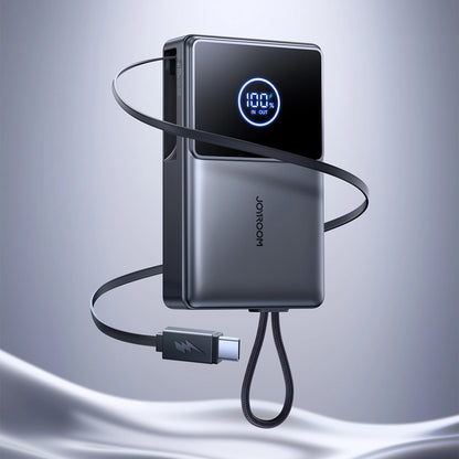 Εξωτερική Μπαταρία Joyroom JR-PR1, 10000mAh, 22.5W, PD, 2 x USB-C, Γκρι
