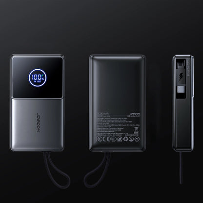 Εξωτερική Μπαταρία Joyroom JR-PR1, 10000mAh, 22.5W, PD, 2 x USB-C, Γκρι