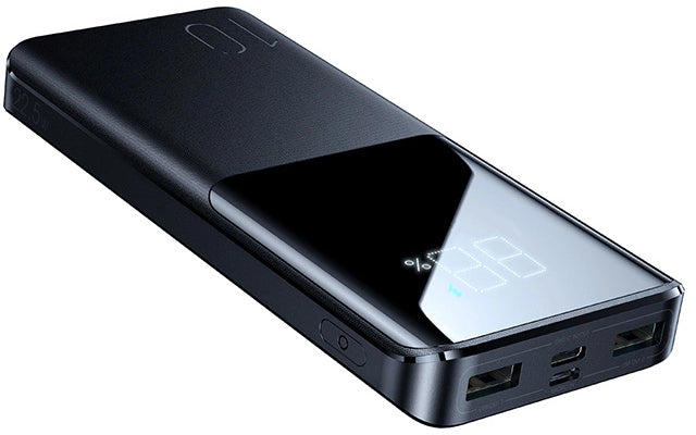 Εξωτερική Μπαταρία Joyroom JR-QP191, 10000mAh, 22.5W, QC + PD, 1 x USB-C - 2 x USB-A, Μαύρη