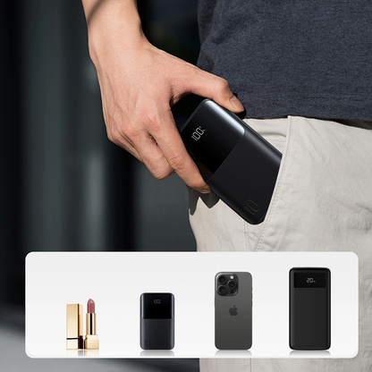 Εξωτερική Μπαταρία Joyroom JR-QP191, 10000mAh, 22.5W, QC + PD, 1 x USB-A - 2 x USB-C, Μαύρη