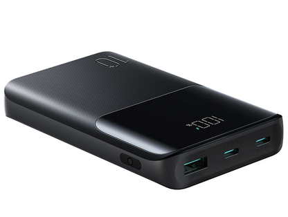 Εξωτερική Μπαταρία Joyroom JR-QP191, 10000mAh, 22.5W, QC + PD, 1 x USB-A - 2 x USB-C, Μαύρη