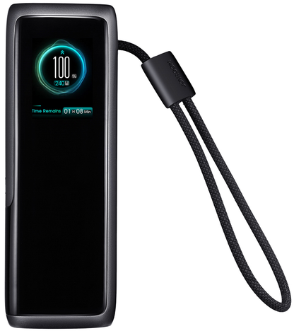 Joyroom PODIX PR70 Power Bank, 25000mAh, 240W, QC + PD, 1 x USB-A - 3 x USB-C, Black