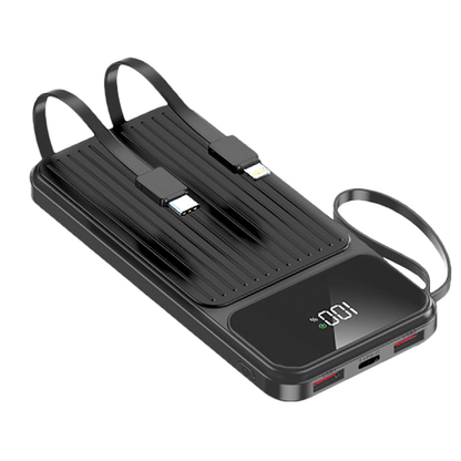 Εξωτερική Μπαταρία MaXlife MXPB-06, 10000mAh, 22.5W, QC + PD, 1 x Lightning - 2 x USB-A - 2 x USB-C, Μαύρη