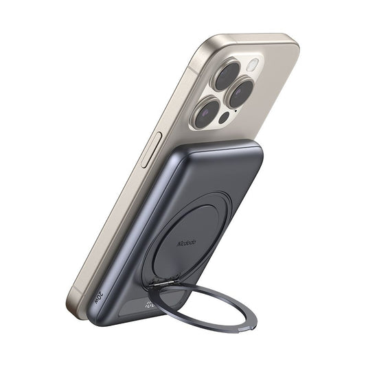 Εξωτερική Μπαταρία Wireless McDodo MC-8361 Meta, 5000mAh, 20W, PD + FQI, 1 x QI - 1 x USB-C, Γκρι