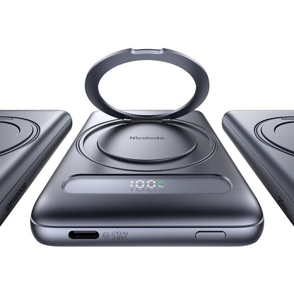 Εξωτερική Μπαταρία Wireless McDodo MC-8361 Meta, 5000mAh, 20W, PD + FQI, 1 x QI - 1 x USB-C, Γκρι