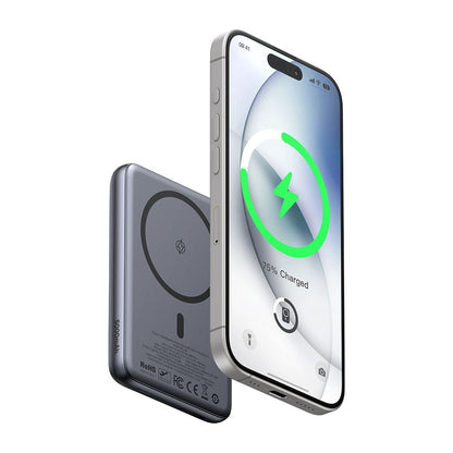 Εξωτερική Μπαταρία Wireless McDodo MC-8361 Meta, 5000mAh, 20W, PD + FQI, 1 x QI - 1 x USB-C, Γκρι