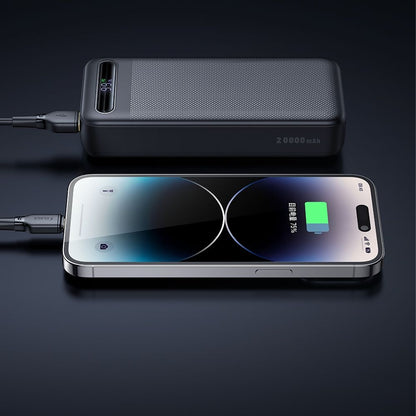 Εξωτερική Μπαταρία McDodo MC-3891 Star, 20000mAh, 22.5W, QC + PD, 2 x USB-A - 1 x USB-C, Μαύρη
