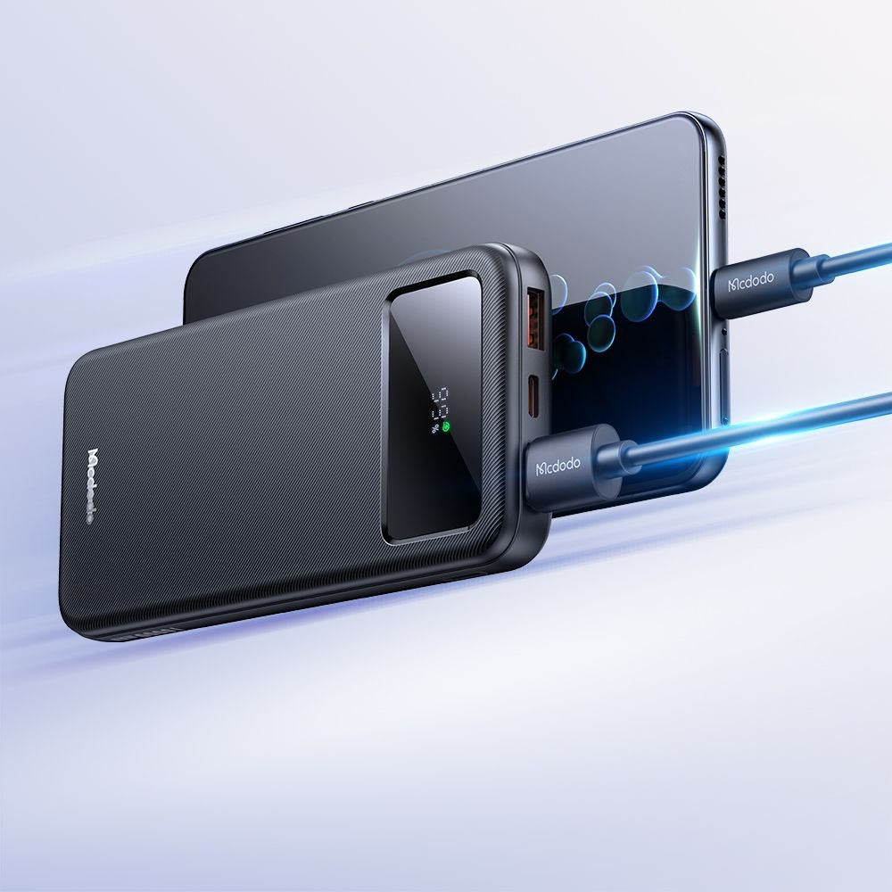 Εξωτερική Μπαταρία McDodo MC-4220, 10000mAh, 22.5W, QC + PD, 2 x USB-A - 1 x USB-C, Μαύρη