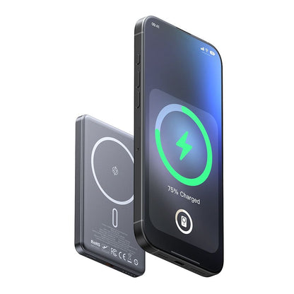 Εξωτερική Μπαταρία Wireless McDodo MC-4641 Meta, 5000mAh, 20W, PD + FQI, 1 x QI - 1 x USB-C, Μαύρη