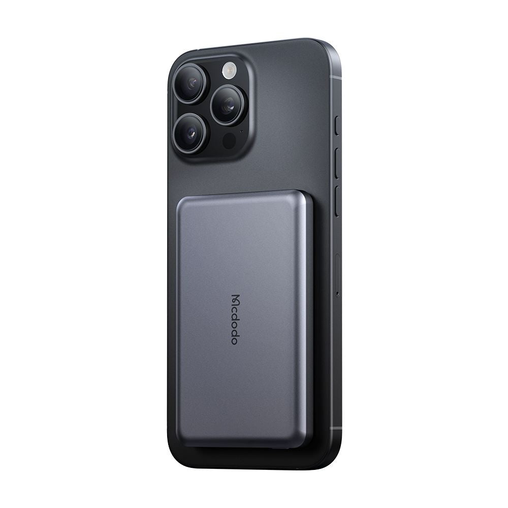 Εξωτερική Μπαταρία Wireless McDodo MC-4641 Meta, 5000mAh, 20W, PD + FQI, 1 x QI - 1 x USB-C, Μαύρη