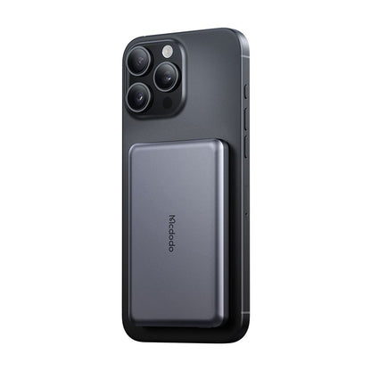 Εξωτερική Μπαταρία Wireless McDodo MC-4641 Meta, 5000mAh, 20W, PD + FQI, 1 x QI - 1 x USB-C, Μαύρη