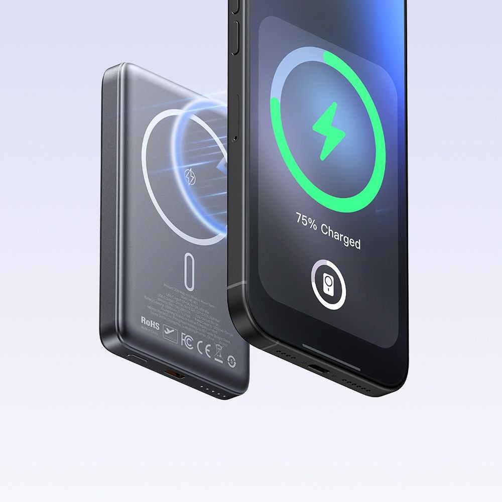 Εξωτερική Μπαταρία Wireless McDodo MC-4651 Meta, 10000mAh, 20W, PD + FQI, 1 x QI - 1 x USB-C, Μαύρη