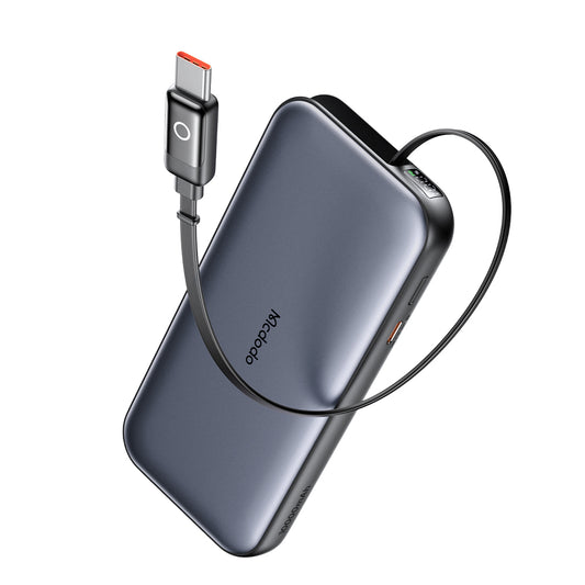 Εξωτερική Μπαταρία McDodo MC-5920 MetaFree, 10000mAh, 45W, PD, 2 x USB-C, Γκρι
