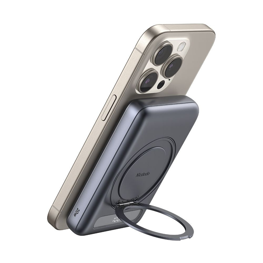 Εξωτερική Μπαταρία Wireless McDodo MC-8371 Meta, 10000mAh, 20W, PD + FQI, 1 x QI - 1 x USB-C, Γκρι