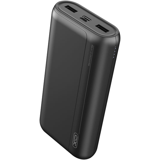 Εξωτερική Μπαταρία XO Design PR127, 20000mAh, 22.5W, QC + PD, 1 x USB-C - 2 x USB-A, Μαύρη