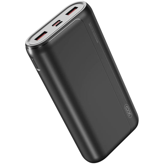 Εξωτερική Μπαταρία XO Design PR127, 20000mAh, 22.5W, QC + PD, 1 x USB-C - 2 x USB-A, Μαύρη