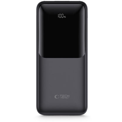 Εξωτερική Μπαταρία Tech-Protect PB02, 20000mAh, 22.5W, QC + PD, 1 x USB-C - 2 x USB-A, Μαύρη