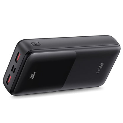 Εξωτερική Μπαταρία Tech-Protect PB02, 20000mAh, 22.5W, QC + PD, 1 x USB-C - 2 x USB-A, Μαύρη