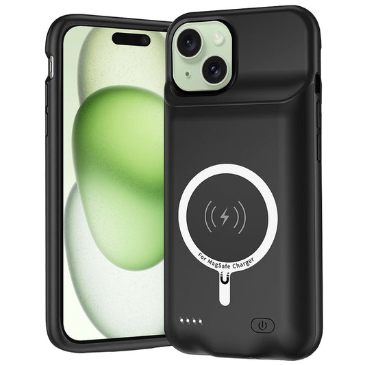 Εξωτερική Μπαταρία Τύπου Θήκης Wireless Techsuit Power Pro Battery για Apple iPhone 15 Plus, 8500mAh, Μαύρη