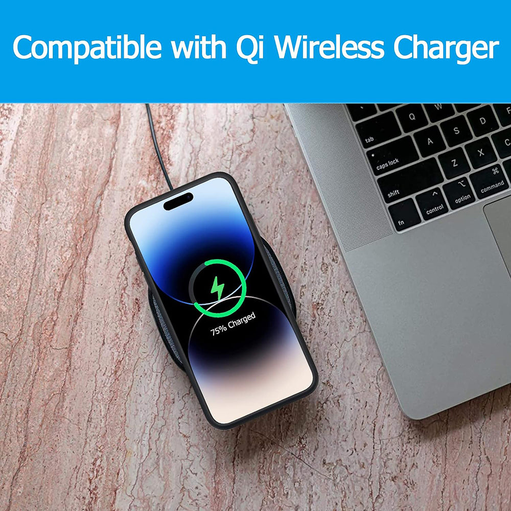 Εξωτερική Μπαταρία Τύπου Θήκης Wireless Techsuit Power Pro Battery για Apple iPhone 15 Plus, 8500mAh, Μαύρη