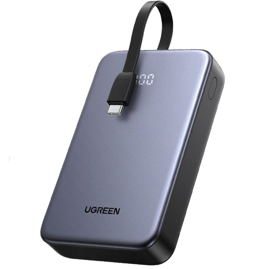 Εξωτερική Μπαταρία UGREEN PB505, 20000mAh, 22.5W, QC + PD, 1 x USB-A - 2 x USB-C, Γκρι