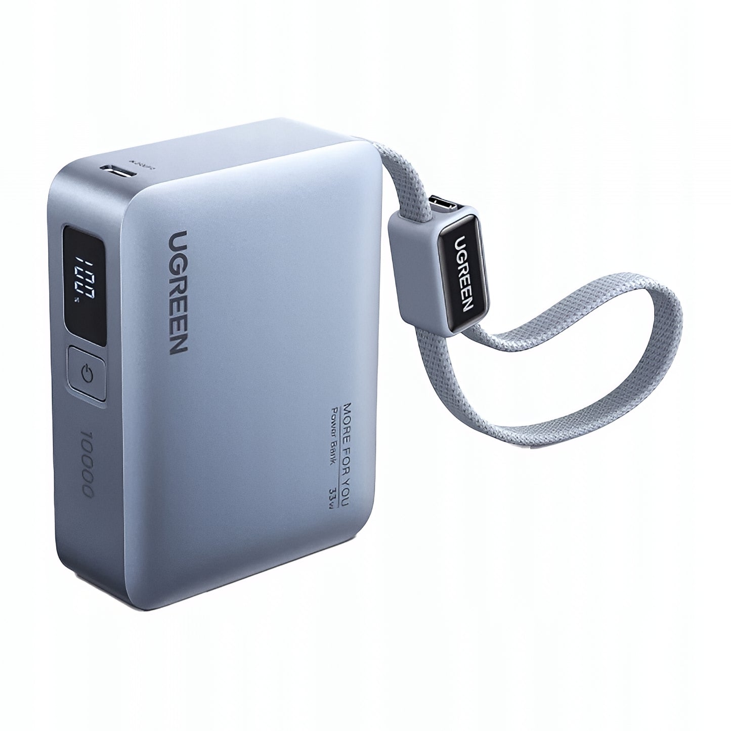 Εξωτερική Μπαταρία UGREEN PB584 (75173B), 10000mAh, 33W, QC + PD, 1 x USB-A - 2 x USB-C, Μπλε