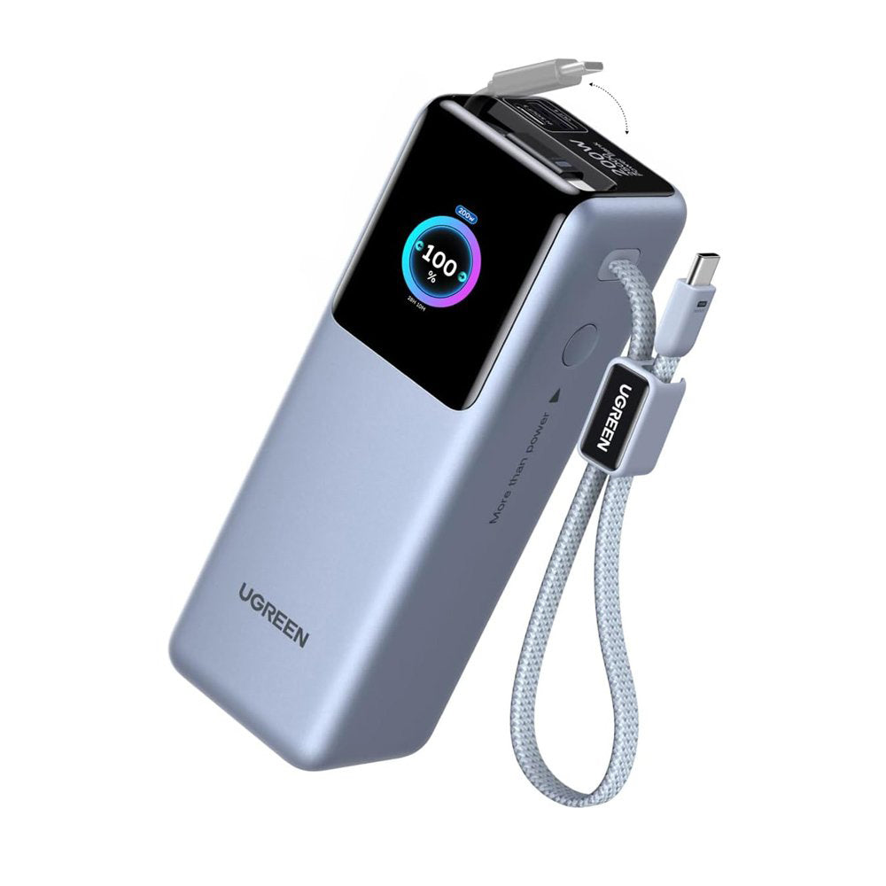 Εξωτερική Μπαταρία UGREEN PB728 (75702B), 25000mAh, 200W, QC + PD, 1 x USB-A - 3 x USB-C, Γκρι