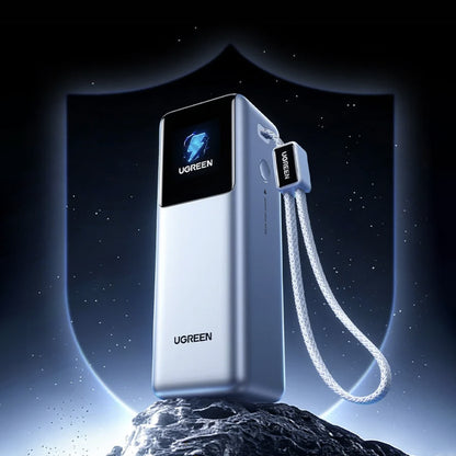 Εξωτερική Μπαταρία UGREEN PB728 (75702B), 25000mAh, 200W, QC + PD, 1 x USB-A - 3 x USB-C, Γκρι