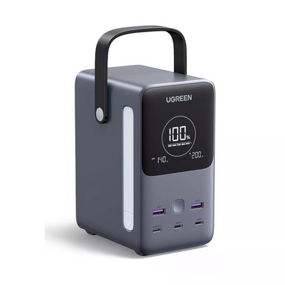 Εξωτερική Μπαταρία UGREEN PB770, 48000mAh, 300W, QC + PD, 2 x USB-A - 3 x USB-C, Γκρι, Επανασφραγισμένη