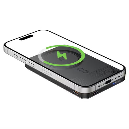 Εξωτερική Μπαταρία Wireless Acefast M30, 5000mAh, 20W, PD + FQI, 1 x QI - 2 x USB-C, Μαύρη