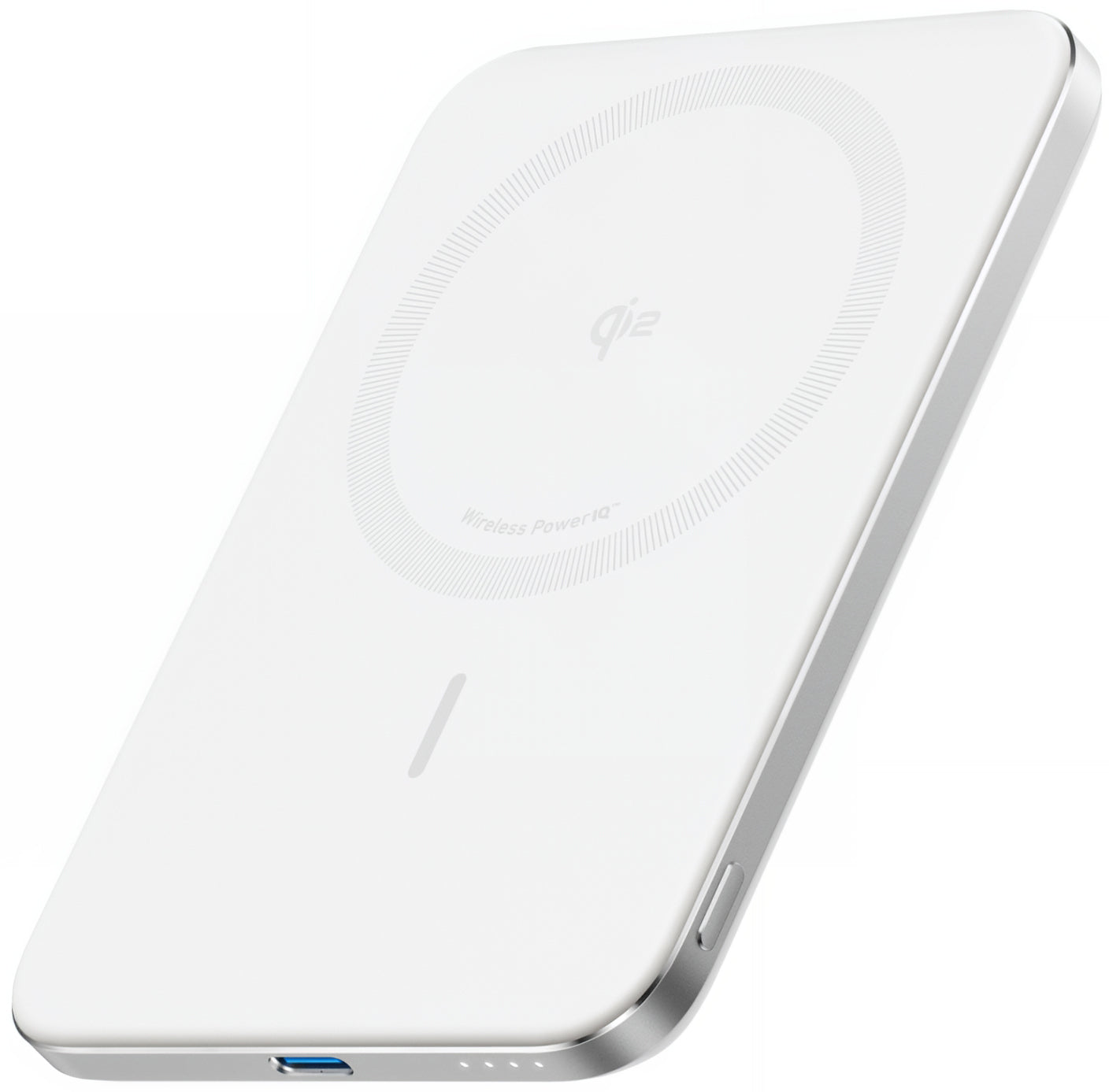 Εξωτερική Μπαταρία Ασύρματη Anker Nano, 5000mAh, 20W, PD + FQI, 1 x QI - 1 x USB-C, Λευκή A1665H21