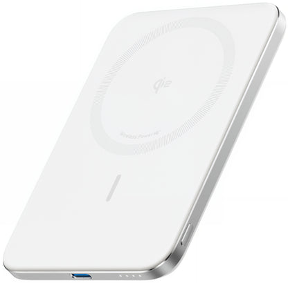 Εξωτερική Μπαταρία Ασύρματη Anker Nano, 5000mAh, 20W, PD + FQI, 1 x QI - 1 x USB-C, Λευκή A1665H21