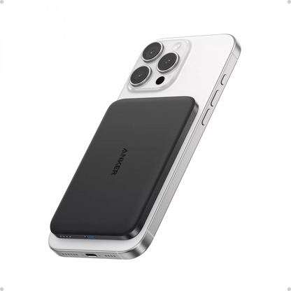 Anker Nano Wireless External Battery, 5000mAh, 20W, PD + FQI, 1 x QI - 1 x USB-C, Black A1665H11