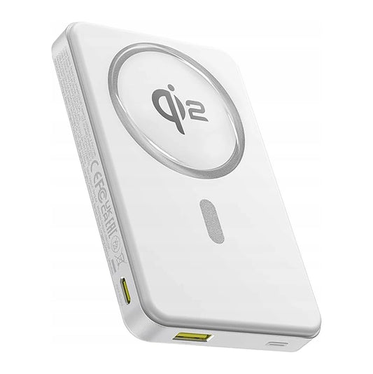 Εξωτερική Μπαταρία Wireless Baseus Airpow2 Qi2, 10000mAh, 22.5W, QC + PD + FQI, 1 x QI - 1 x USB-A - 1 x USB-C, Λευκή P10080000213-00