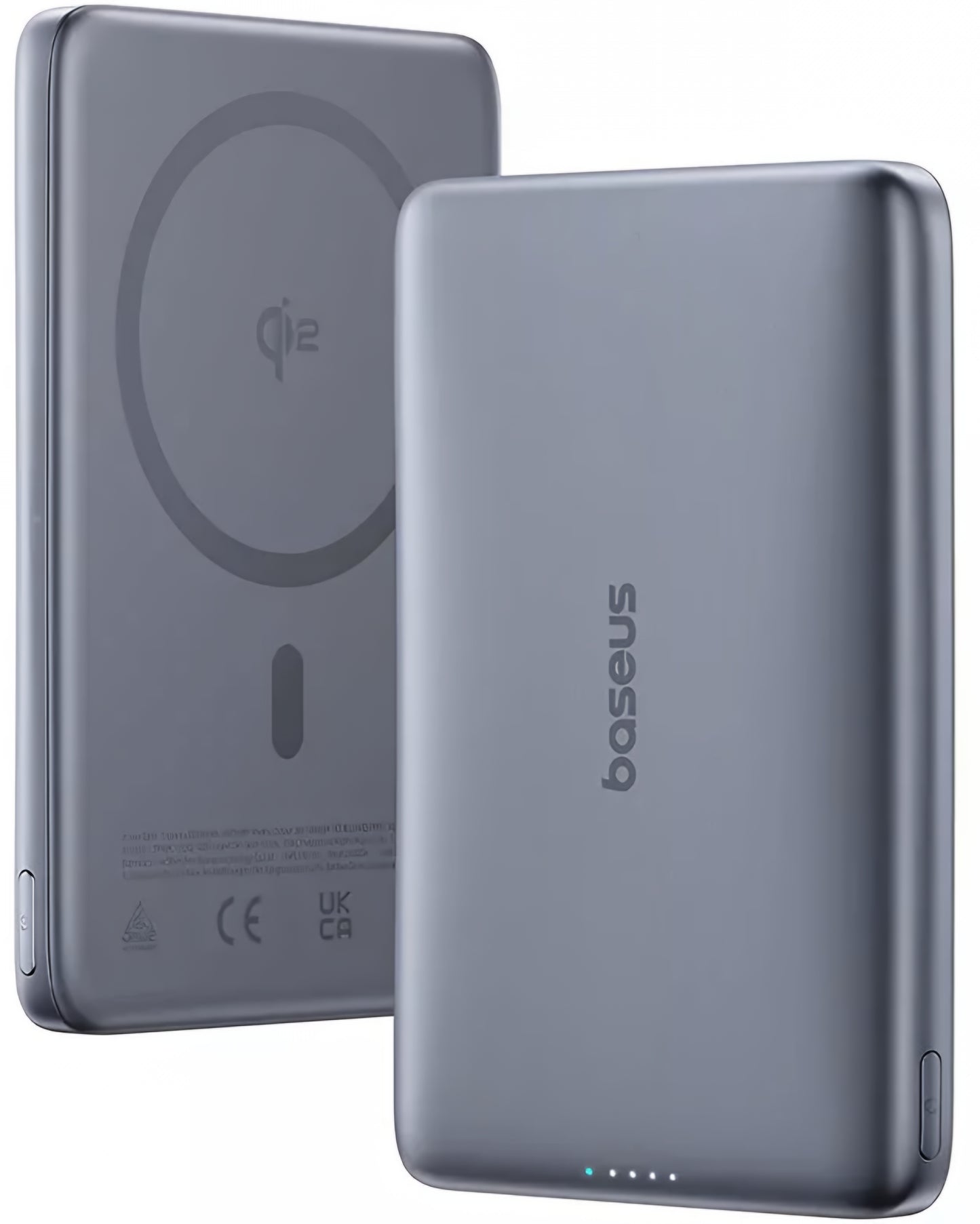 Εξωτερική Μπαταρία Ασύρματη Baseus PicoGo AM41, 10000mAh, 27W, PD + FQI, 1 x QI - 1 x USB-C, Γκρι E0027200