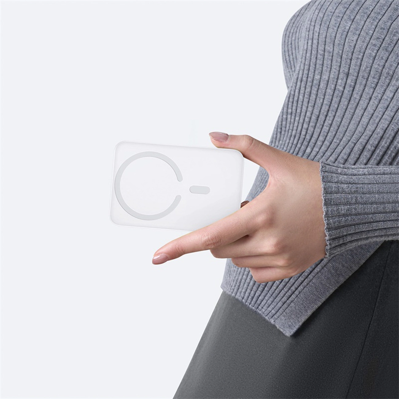 Εξωτερική Μπαταρία Wireless Baseus EnerFill FM11 Ultra-Mini, 10000mAh, 22.5W, PD + FQI, 1 x QI - 1 x USB-C, Λευκή P1008210E213-00