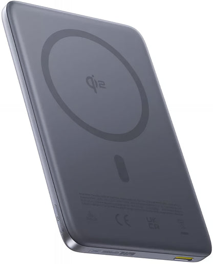 Εξωτερική Μπαταρία Ασύρματη Baseus PicoGo AM41, 10000mAh, 27W, PD + FQI, 1 x QI - 1 x USB-C, Γκρι E0027200