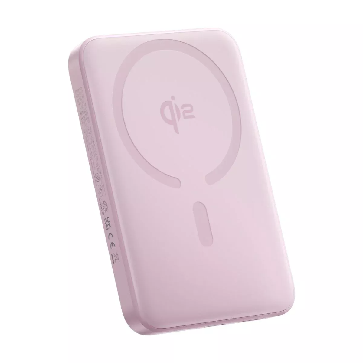 Εξωτερική Μπαταρία Ασύρματη Baseus Enerfill FM12, 10000mAh, 22.5W, PD + FQI, 1 x QI - 1 x USB-C, Ροζ E0028502