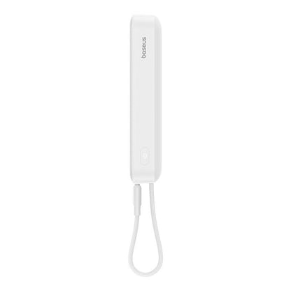Εξωτερική Μπαταρία Wireless Baseus Magnetic Mini, 10000mAh, 20W, PD + FQI, 1 x Lightning - 1 x QI - 1 x USB-C, Λευκή P10022109223-00