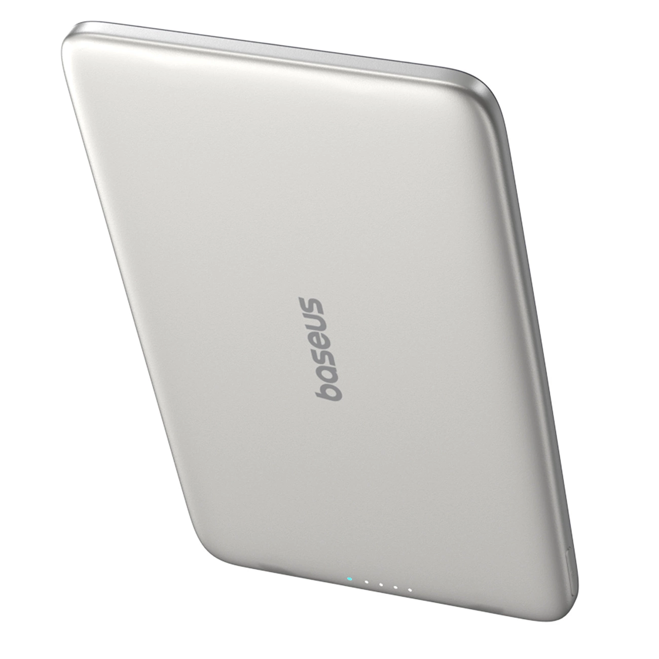 Εξωτερική Μπαταρία Wireless Baseus PicoGo AM41, 5000mAh, 20W, PD + FQI, 1 x QI - 1 x USB-C, Μπεζ