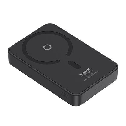 Εξωτερική Μπαταρία Wireless Baseus MagPro PPCXZ05, 5000mAh, 20W, PD + FQI, 1 x QI - 1 x USB-C, Μαύρη, Επανασφραγισμένη P10064101123-00