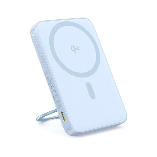 Εξωτερική Μπαταρία Wireless Baseus PicoGo, 5000mAh, 20W, PD + FQI, 1 x QI - 1 x USB-C, Μπλε P10076800313-00