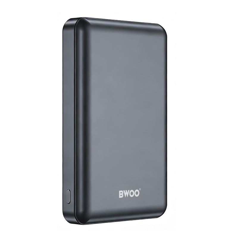 Εξωτερική Ασύρματη Μπαταρία BWOO BO-P82, 10000mAh, 22.5W, PD + FQI, 1 x QI - 1 x USB-C, Γκρι