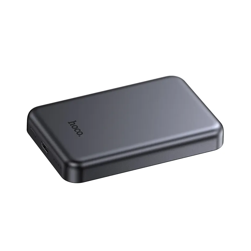 Εξωτερική Ασύρματη Μπαταρία HOCO J160, 5000mAh, 10W, 1 x QI - 1 x USB-C, Γκρι