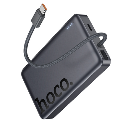 Εξωτερική Ασύρματη Μπαταρία HOCO Q44, 10000mAh, 20W, PD + FQI, 1 x QI - 2 x USB-C, Γκρι