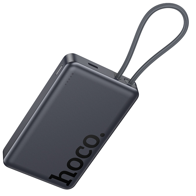 Εξωτερική Ασύρματη Μπαταρία HOCO Q44, 10000mAh, 20W, PD + FQI, 1 x QI - 2 x USB-C, Γκρι