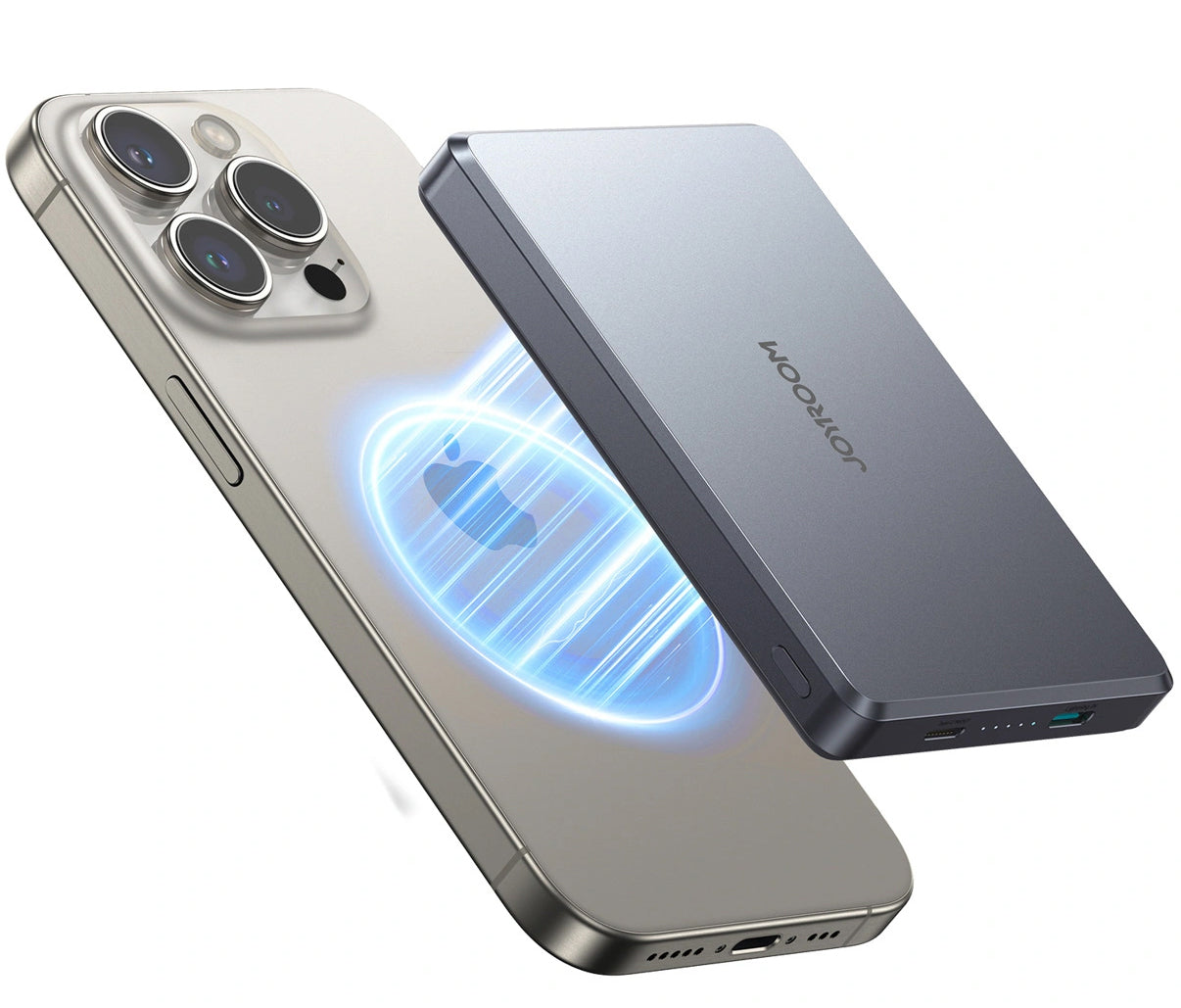 Εξωτερική Ασύρματη Μπαταρία Joyroom JR-PBM08 Pro, 10000mAh, 22.5W, PD + FQI, 1 x QI - 2 x USB-C, Γκρι