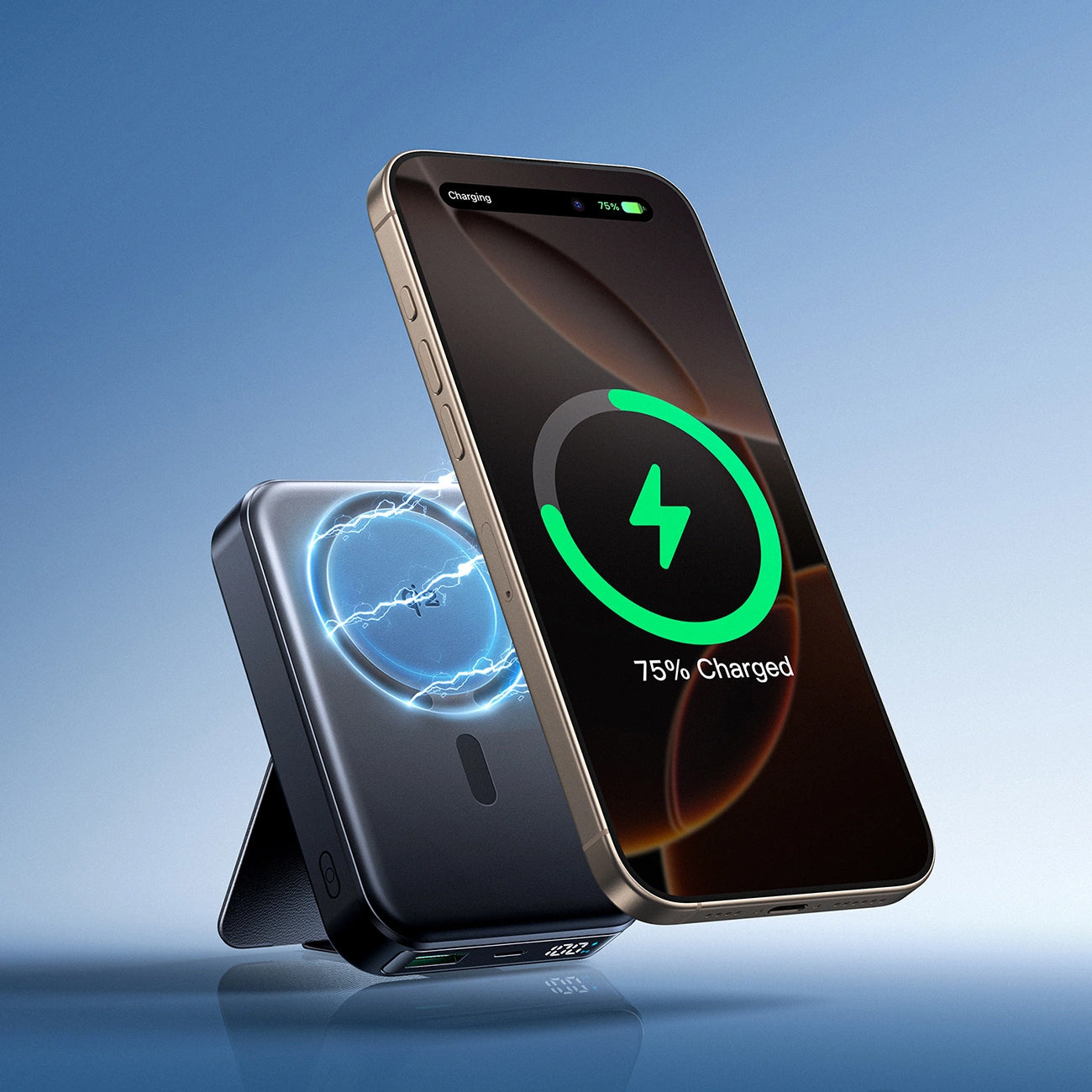 Εξωτερική Μπαταρία Wireless Joyroom JR-PBM11, 10000mAh, 22.5W, QC + PD + FQI, 1 x QI - 1 x USB-A - 1 x USB-C, Μαύρη