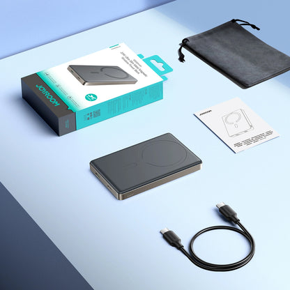Εξωτερική Μπαταρία Wireless Joyroom JR-PBM08 Pro, 10000mAh, 20W, PD + FQI, 1 x QI - 1 x USB-C, Μπεζ